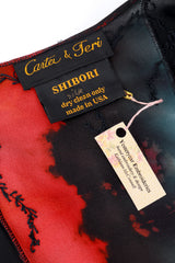 Carter Smith Hand Embroidered Shibori Duster label @RECESS LA