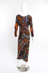 Silk Tie-Dye Bias Dress by Carter Smith on mannequin back @recessla