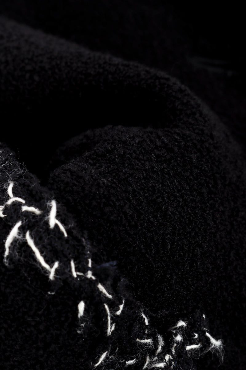 Chanel 2008 S Woven Stitch Trim Jacket fabric closeup @recessla