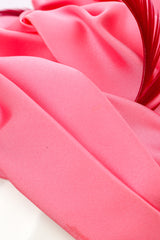 Vintage Christian Dior Feather Turban fabric closeup @Recessla