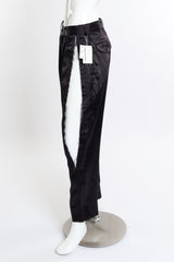 Comme des Garcons Split Leg Satin Pant side on mannequin @recess la