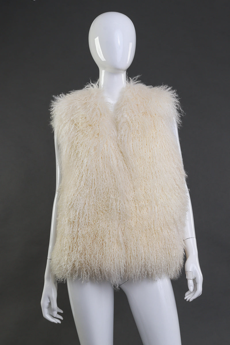 Vintage Mongolian Fur Vest @RECESS LA