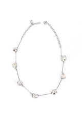 Vintage Oscar de la Renta Crystal Bar Link Collar Necklace @RECESS LA