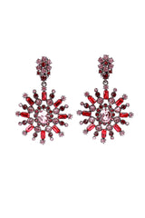 Vintage Oscar de la Renta Floral Starburst Drop Earrings @RECESS LA