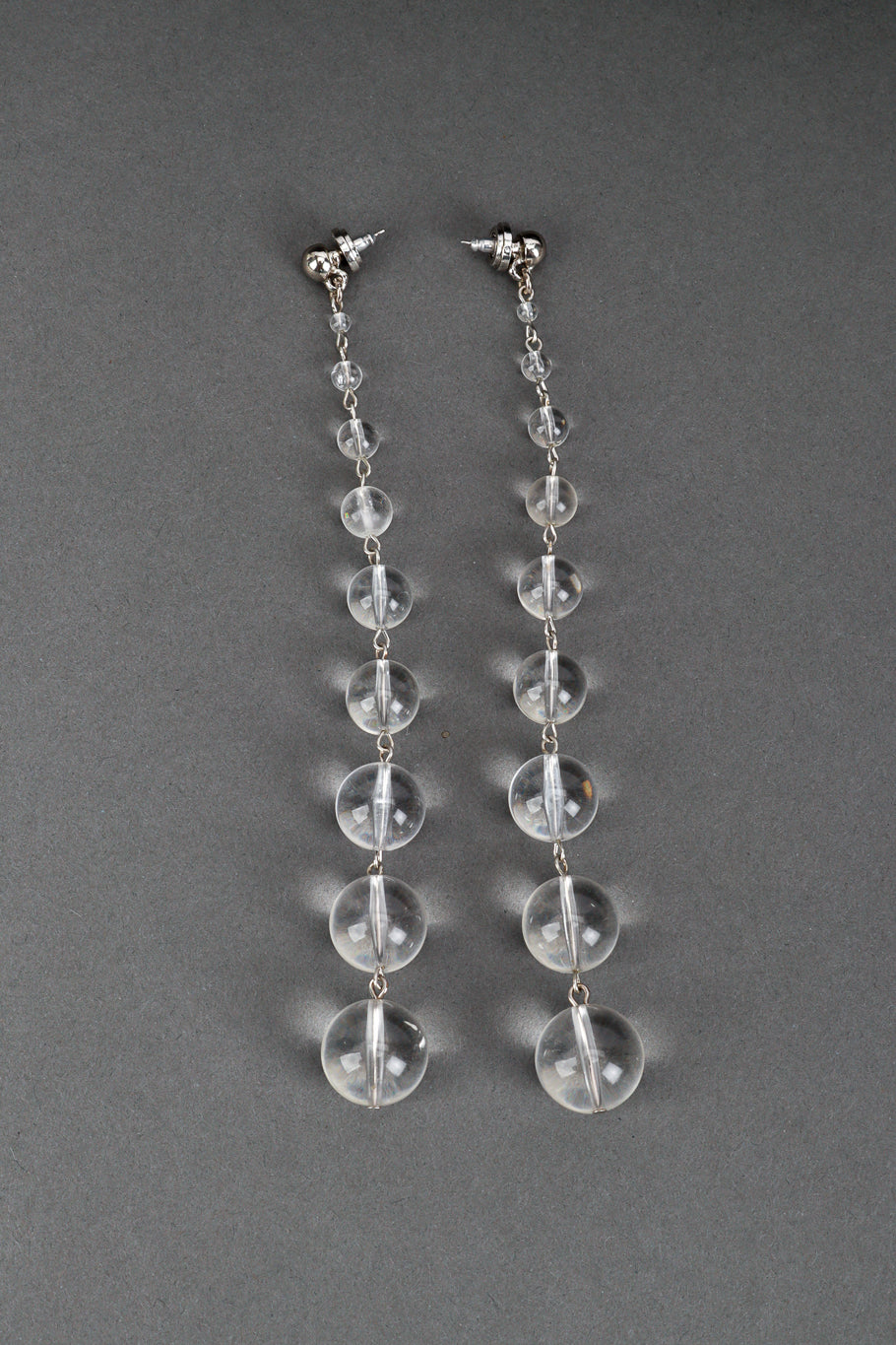 Vintage Oscar de la Renta Pools of Light Shoulder Duster Earrings @RECESS LA