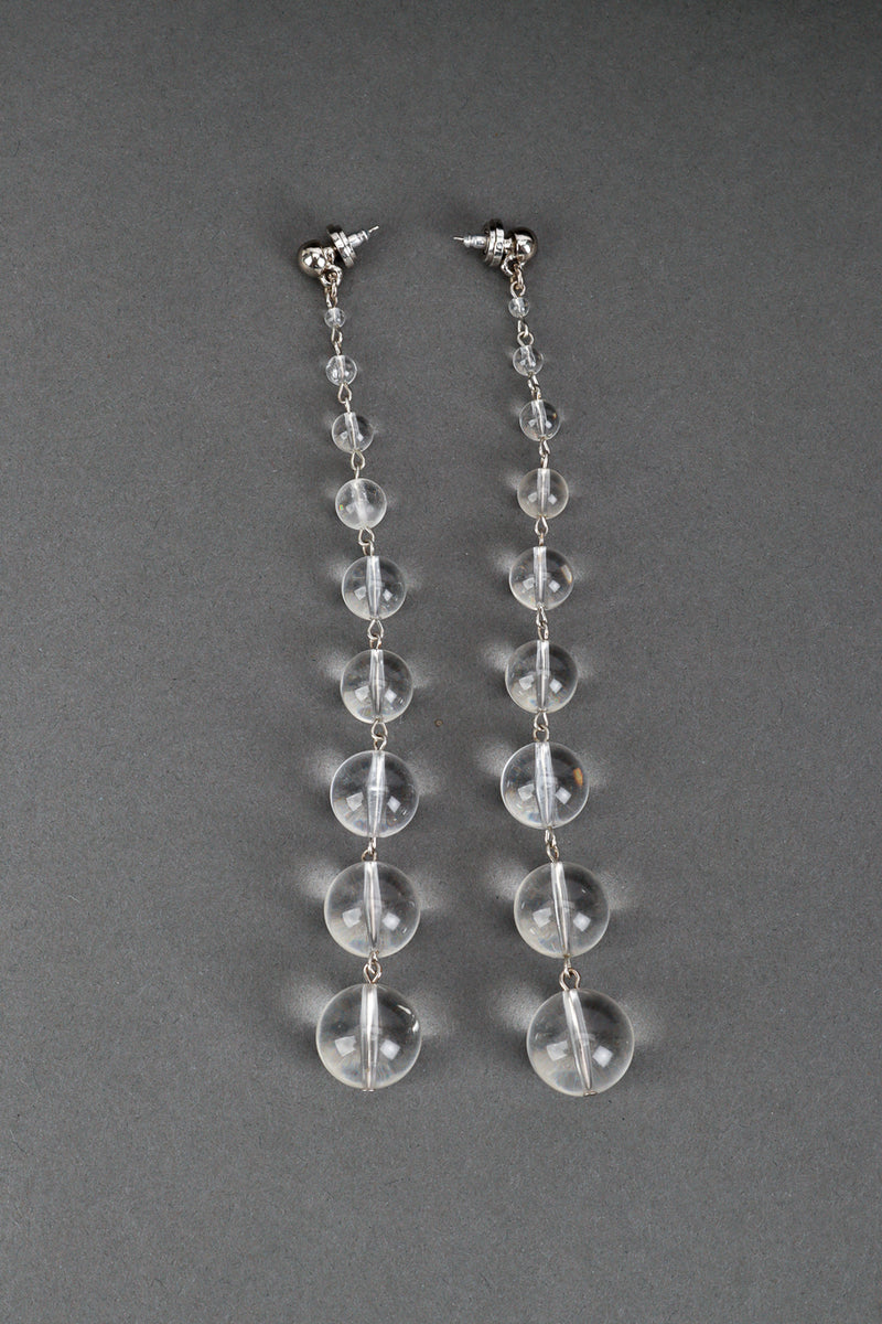 Vintage Oscar de la Renta Pools of Light Shoulder Duster Earrings @RECESS LA