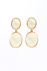 Vintage Oscar de la Renta Classic Cameo Earrings @RECESS LA