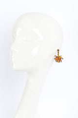 Vintage Oscar de la Renta Sputnik Sunburst Drop Earrings worn @RECESS LA