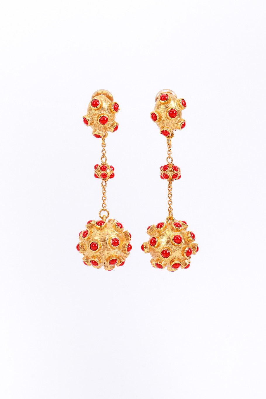 Vintage Oscar de la Renta Atomic Ball Drop Earrings @RECESS LA