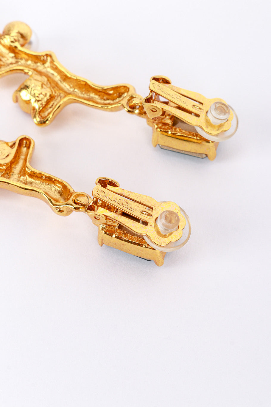 Vintage Oscar de la Renta Jeweled Bough Drop Earrings make @RECESS LA