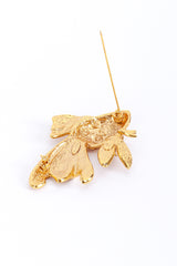 Vintage Oscar de la Renta Fantail Goldfish Brooch  back pin open @recess la