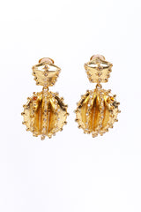 Oscar de la Renta Topaz Cactus Drop Earrings front @recess la