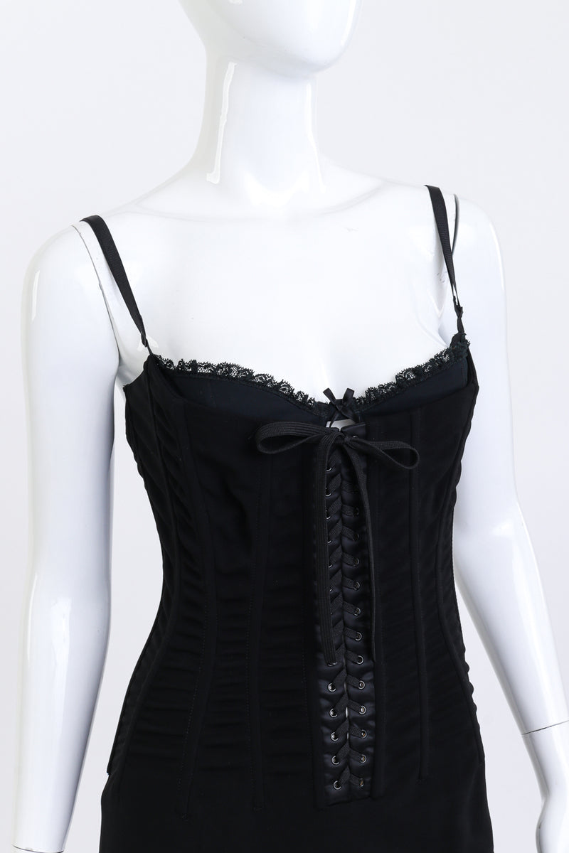 Dolce & Gabbana 2001 F/W Lace-Up Corset Dress @RECESS LA