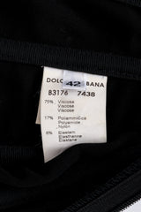 Dolce & Gabbana 2001 F/W Lace-Up Corset Dress label @RECESS LA