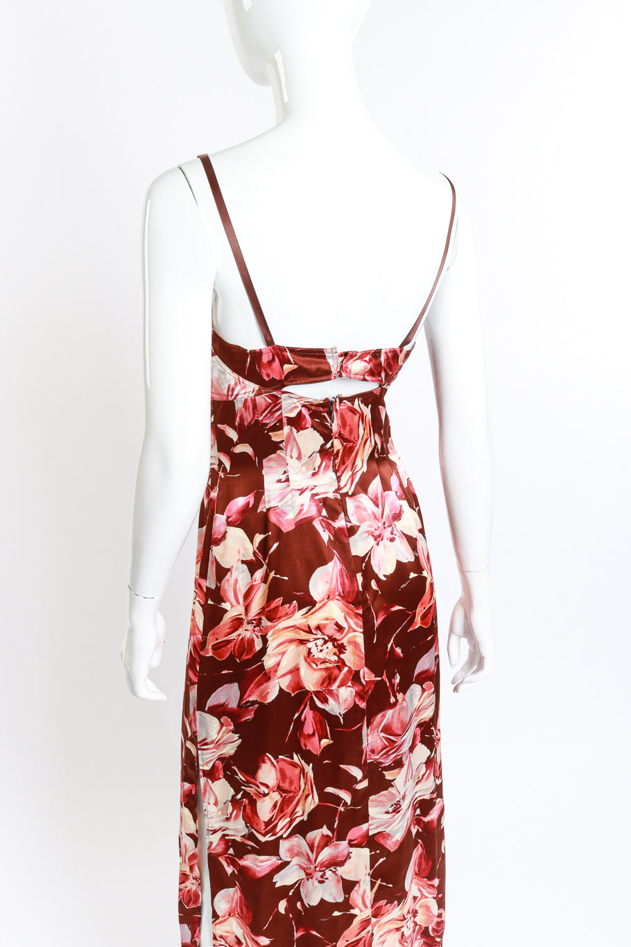 Dolce & Gabbana 1997 S/S Floral Strappy Slip Dress back mannequin @RECESS LA