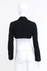 Dolce & Gabbana Cropped Bolero Jacket back on mannequin @recess la