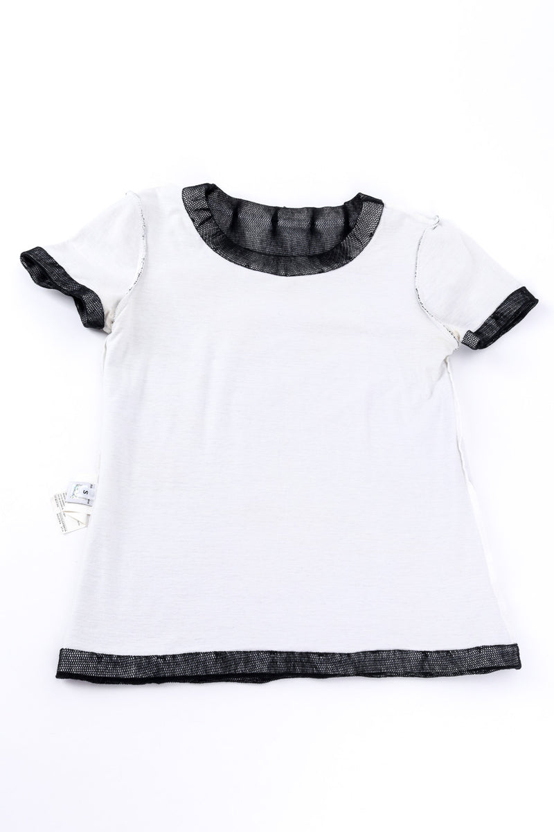 Mesh t-shirt by Dolce & Gabbana inside out @recessla