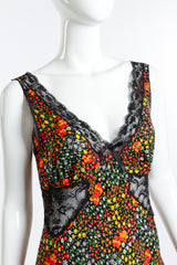 Dolce & Gabbana Floral Lace Padma Dress front detail mannequin @RECESS LA