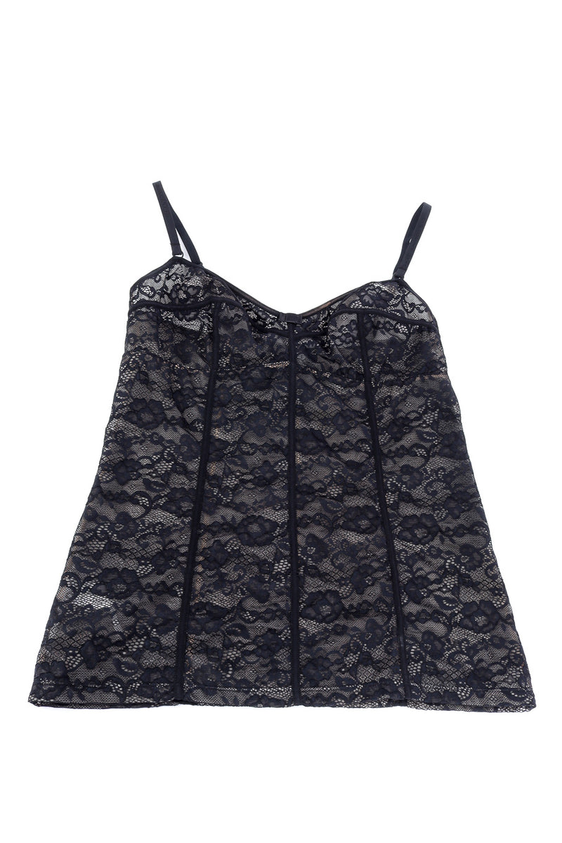 Dolce & Gabbana lace corset top flat-lay @recessla