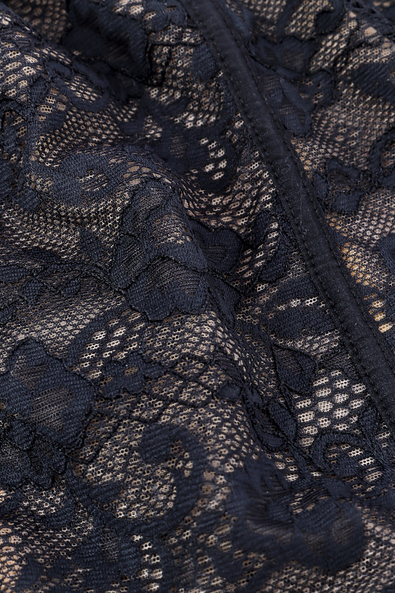 Dolce & Gabbana lace corset top fabric details @recessla