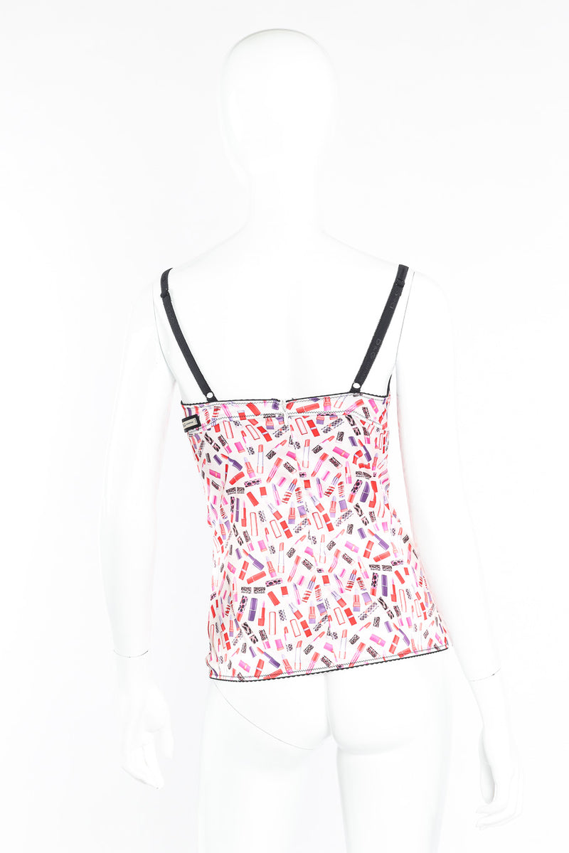 Dolce & Gabbana lipstick print camisole on mannequin @recessla