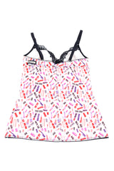 Dolce & Gabbana lipstick print camisole back side flat-lay @recessla