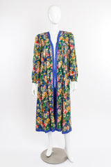 Silk duster jacket by Diane Freis on mannequin @recessla