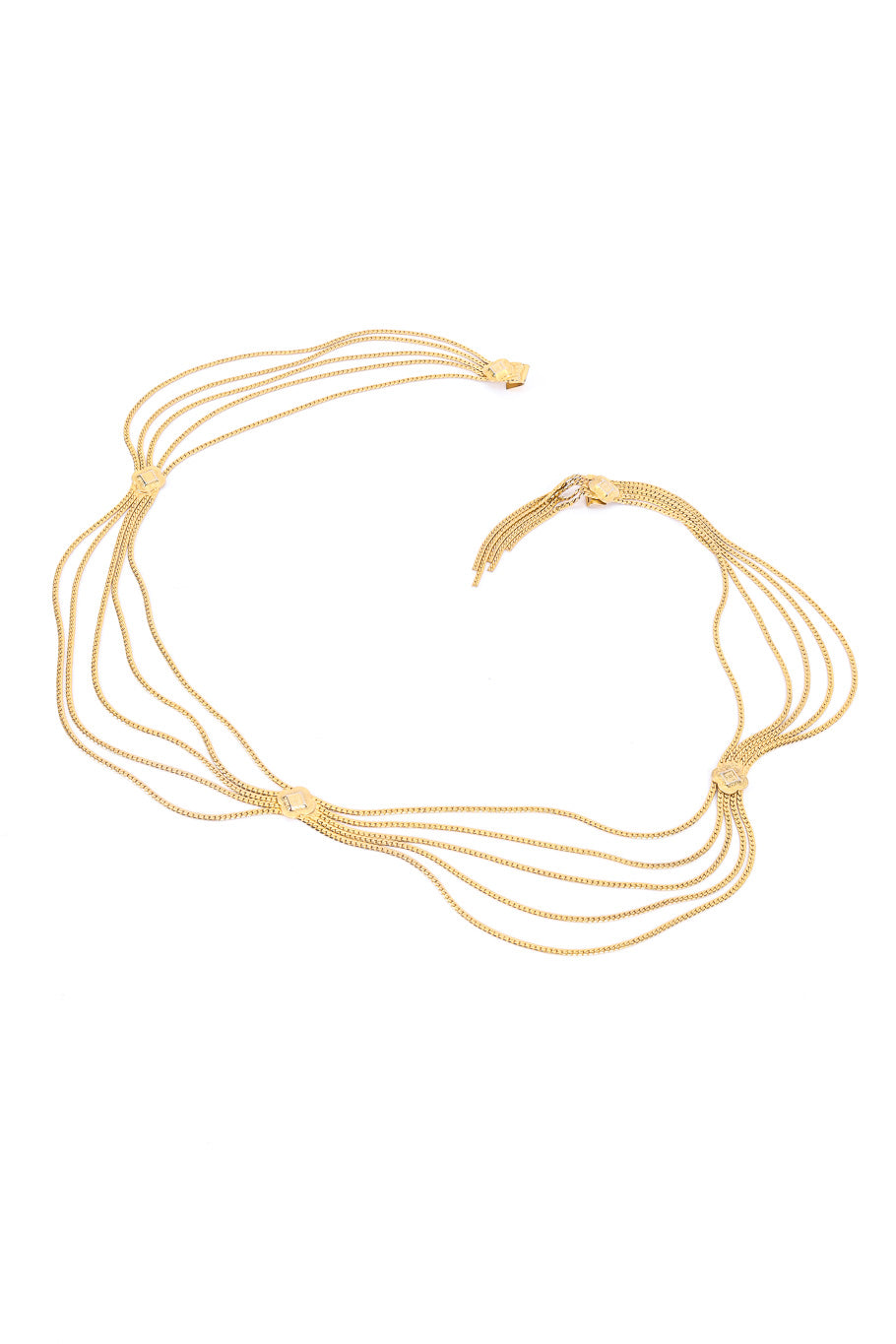 Christian Dior draped waist chain flat-lay @recessla