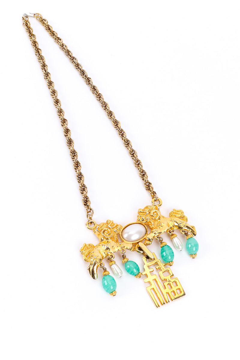 Foo Dog Palace Necklace by Donald Stannard @recessla