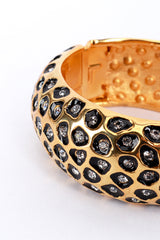 Kenneth Jay Lane Leopard Spots Rhinestone Bracelet detail @RECESS LA