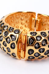 Kenneth Jay Lane Leopard Spots Rhinestone Bracelet hinge @RECESS LA