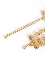 Kenneth Jay Lane Triple Strand Coil Link Necklace clasp @RECESS LA