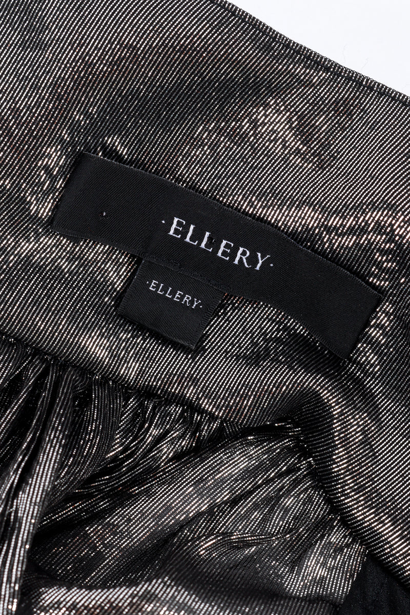 Ellery Metallic Maxi Dress label @RECESS LA