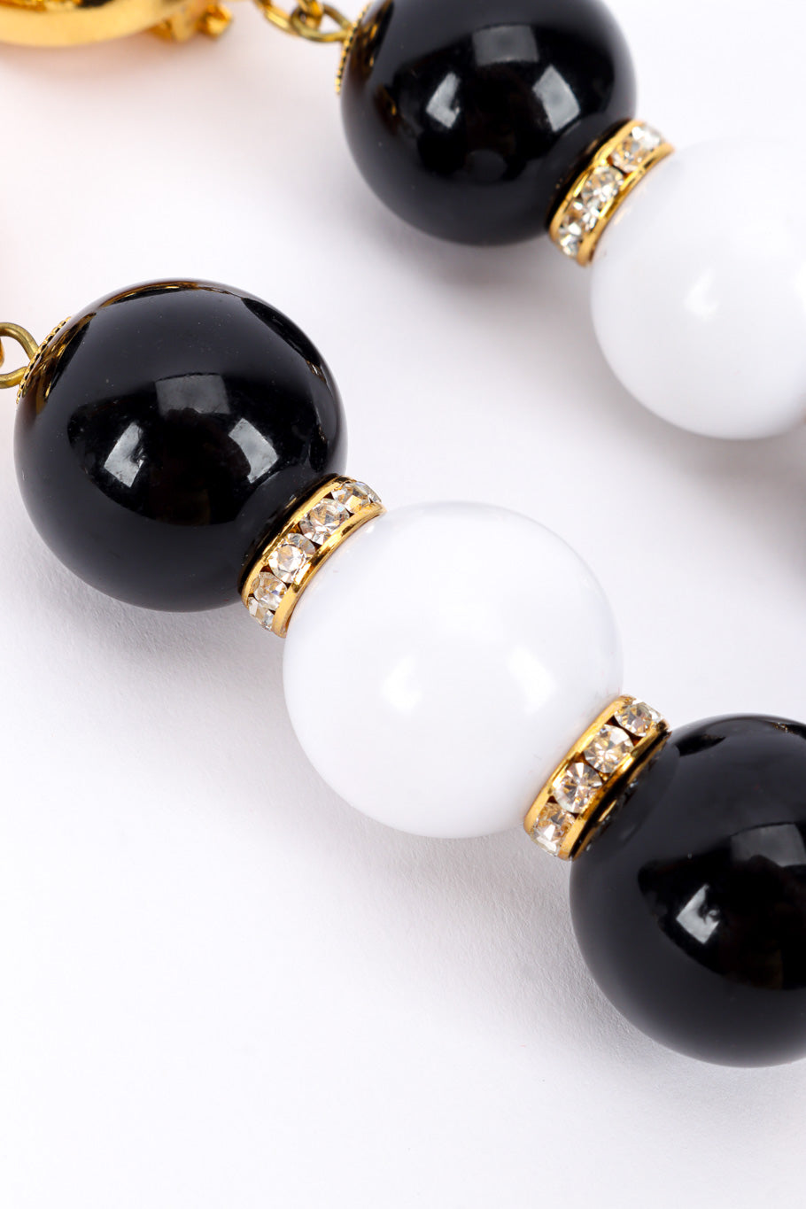 Mod Ball Drop Earrings by Escada balls close @recessla