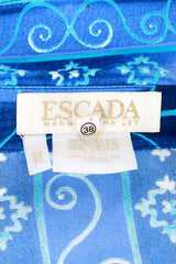 Watercolor Swirl Blouse by Escada label @recessla