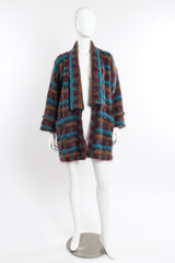 Oversized Mohair Cardigan by Escada on mannequin long view @recessla