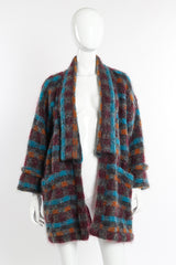 Oversized Mohair Cardigan by Escada on mannequin @recessla