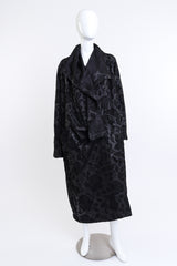 Etro Silk Floral Brocade Robe front on mannequin @recess la