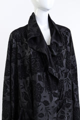 Etro Silk Floral Brocade Robe front on manenquin closeup @recess la