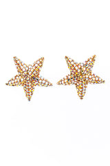 Vintage Richard Kerr Iridescent Shining Star Earrings II front @recess la