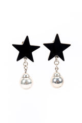 Sterling Star Bauble Earrings