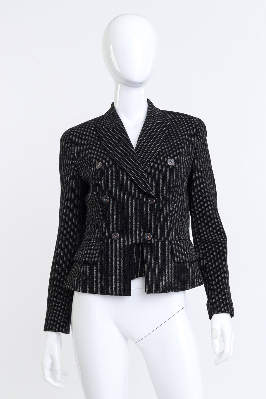 Emanuel Ungaro Pinstripe Blazer & Waistcoat Set @RECESS LA