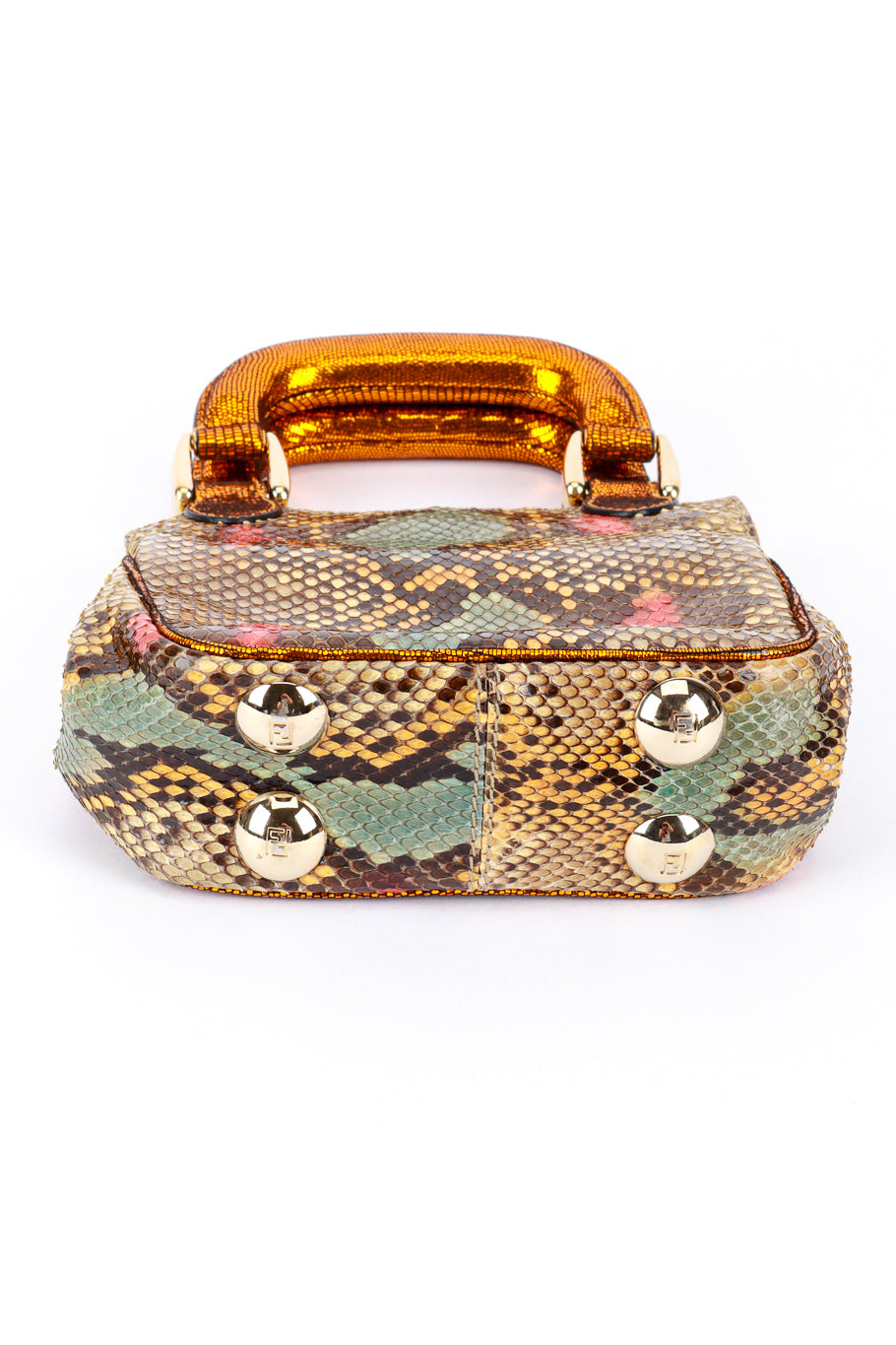 Fendi Multicolored Python Purse flat lay @RECESS LA