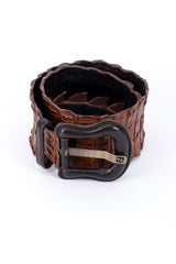 Fendi Wide Crocodile Belt @RECESS LA