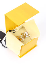 Fendi Karligraphy Logo Cufflinks in box @recessla