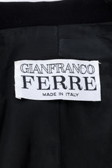 Gianfranco Ferre Roman Button Blazer label @RECESS LA