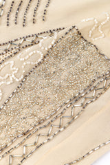 Embellished silk dress by Fabrice flat lay small beads close @recessla