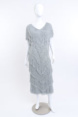 French Rags Chevron Fringe Knit Dress on mannequin @RECESS LA