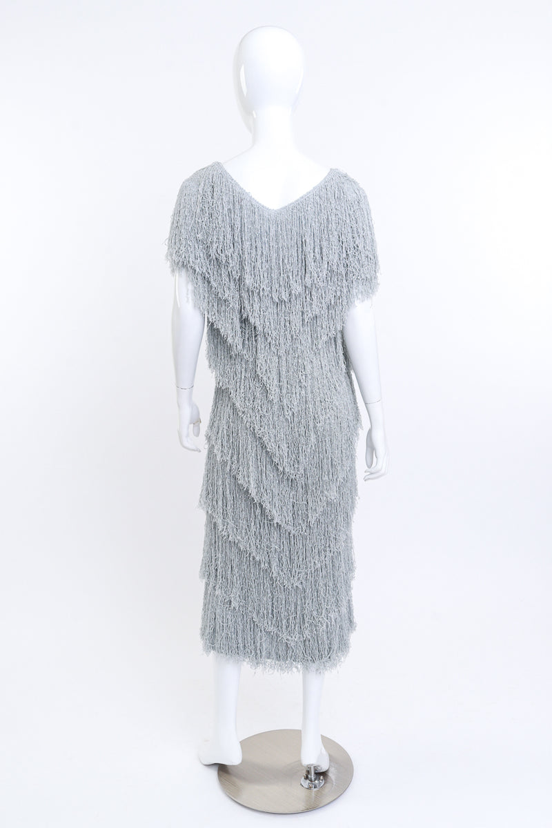 French Rags Chevron Fringe Knit Dress back mannequin @RECESS LA