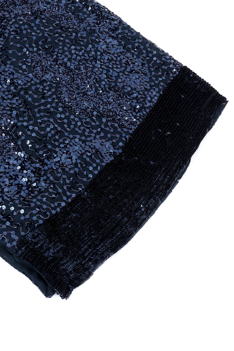 Midnight sequin skirt by Gianfranco Ferre hem @recessla